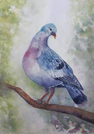 Original Contemporary Animal Painting by Mervi Korhonen