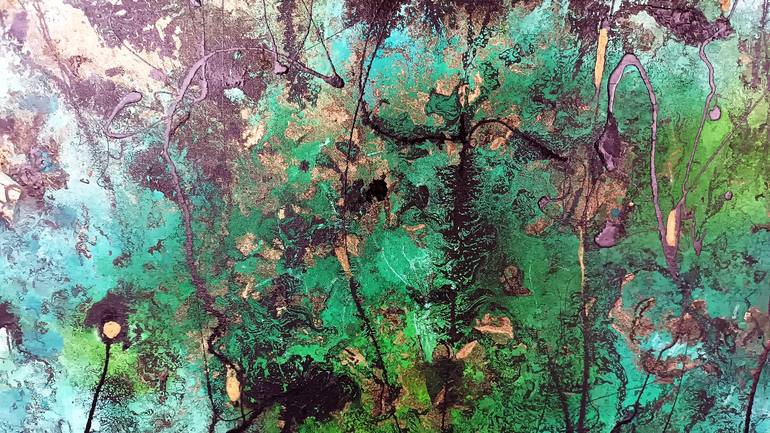 Original Abstract Expressionism Abstract Painting by Betina Levin