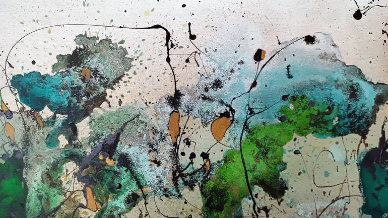 Original Abstract Painting by Betina Levin