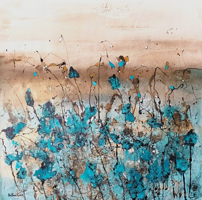 Donde Nacen Las Flores Del Mar Painting By Betina Levin 