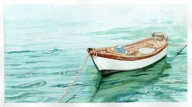 Original Boat Paintings by Bahar Erten