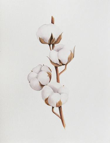 Print of Art Deco Floral Paintings by Victoria Krasnoselska