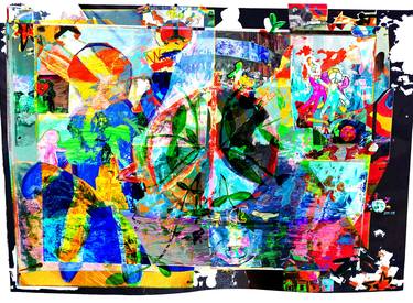 Original Abstract Expressionism Love Drawings by Kay Becker