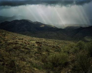 Storm off the Mountain Near Sunset Point, Arizona thumb