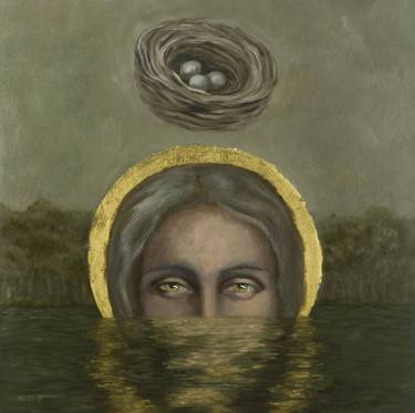 Original Contemporary Religious Paintings by Katie O'Sullivan