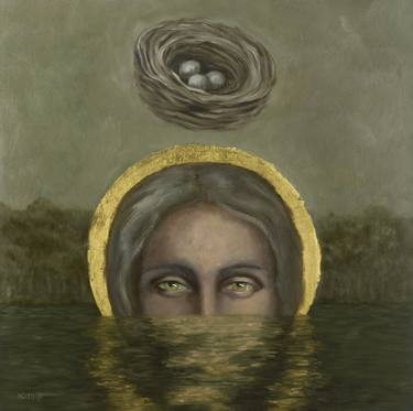 Original Contemporary Religious Painting by Katie O'Sullivan
