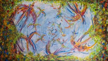 Original Expressionism Nature Painting by Daniel Barone