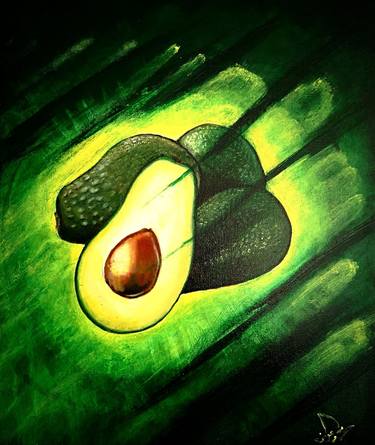 Original Abstract Expressionism Food & Drink Paintings by Mahmoud Awad