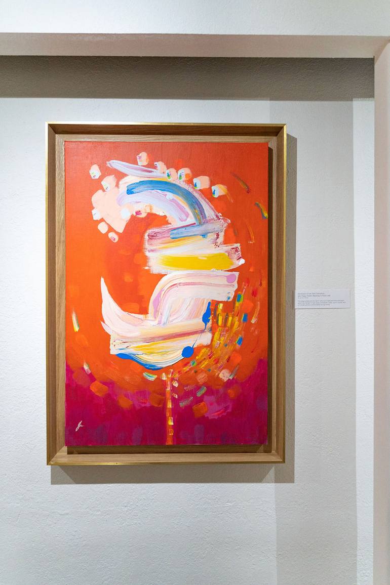 Original Abstract Expressionism Abstract Painting by Jade Wolf