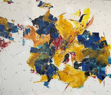 Original Abstract Expressionism Abstract Paintings by Priti Anand