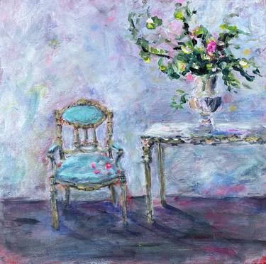 Original Impressionism Interiors Paintings by Charissa Smith