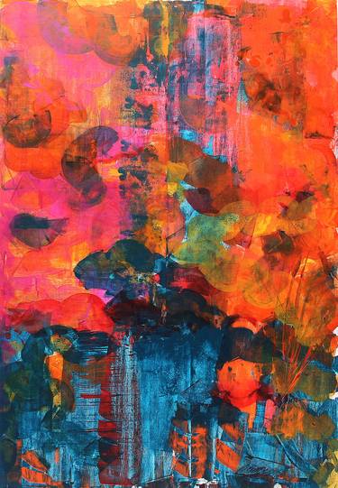 Original Abstract Paintings by Lula Cornejo