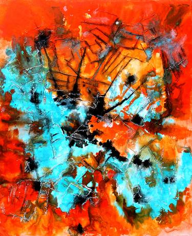 Print of Abstract Expressionism Abstract Paintings by Lula Cornejo