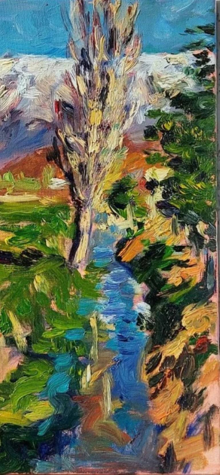 Original Contemporary Landscape Painting by Shkelqim Gostivari