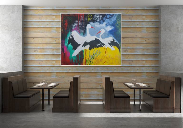 Original Figurative Animal Painting by Vanda Orlova