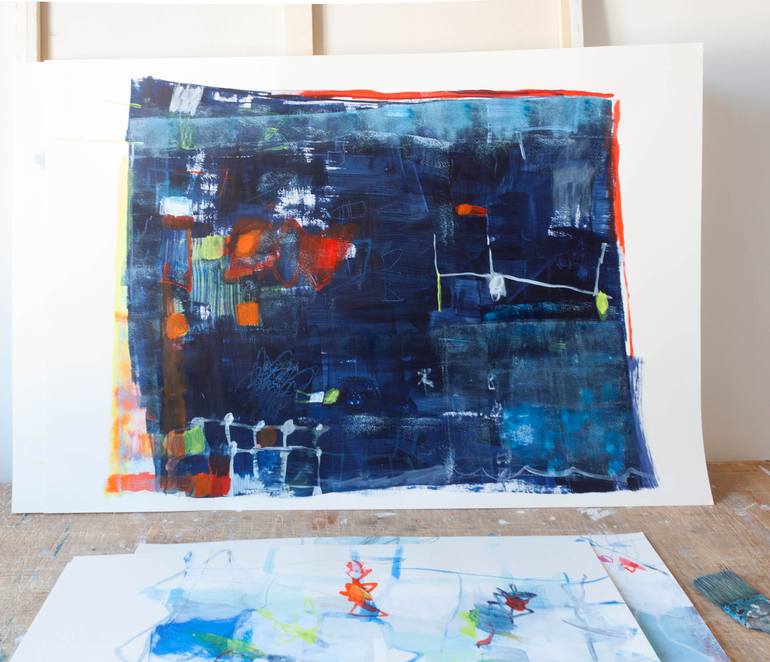 Original Abstract Painting by Antonia Tzenova