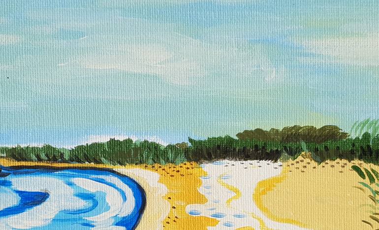 Original Contemporary Beach Painting by Park Seon Young