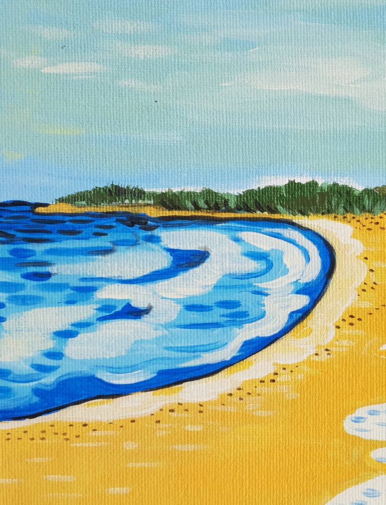 Original Contemporary Beach Painting by Park Seon Young