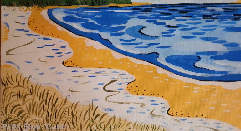 Original Contemporary Beach Painting by Park Seon Young