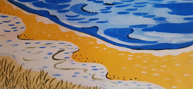 Original Contemporary Beach Painting by Park Seon Young
