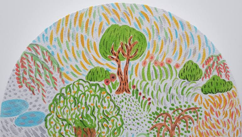 Original Contemporary Landscape Painting by Park Seon Young