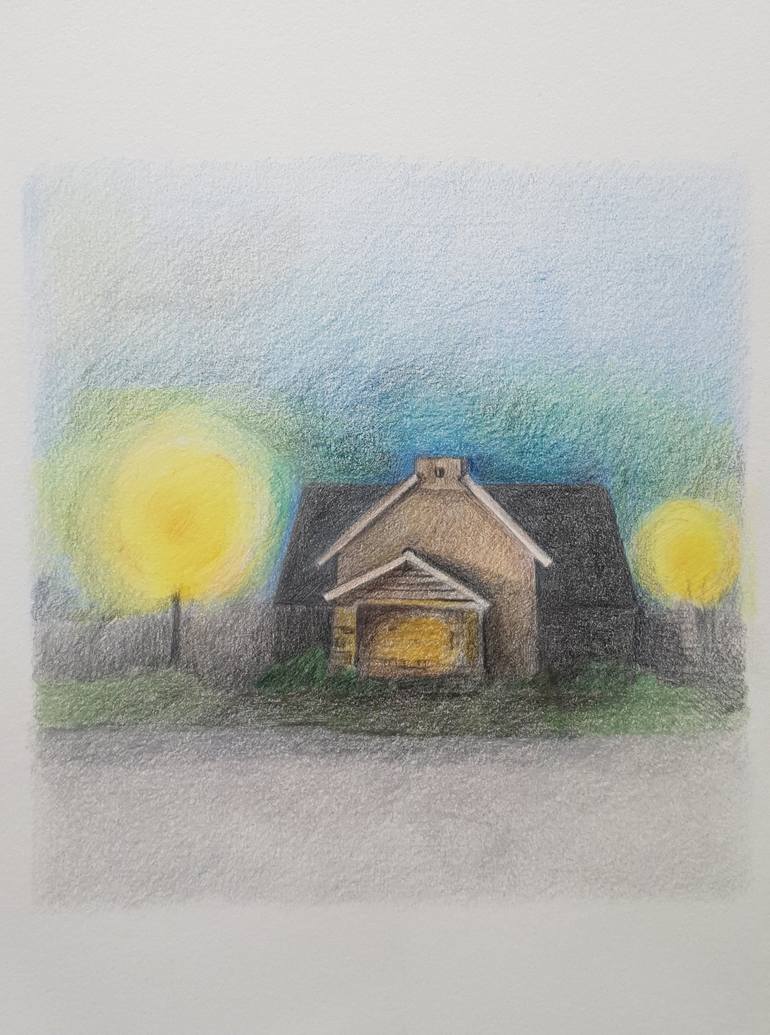 Original Illustration Landscape Drawing by Park Seon Young