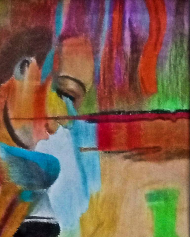 Original Modernism Abstract Drawing by Laraib Mansoor Alvi