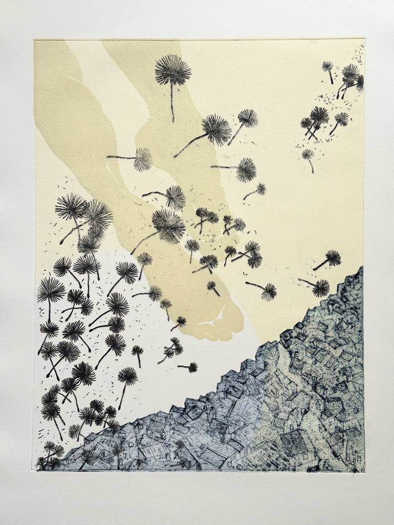 Original Figurative Cinema Printmaking by Peter Mackie