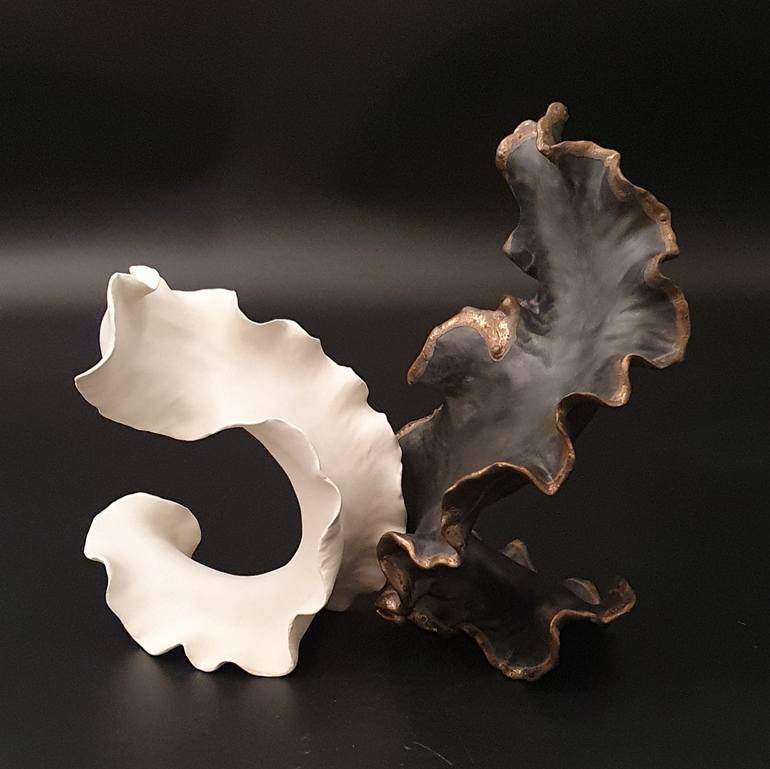 Original Abstract Animal Sculpture by Sylvie Pool Alvarez