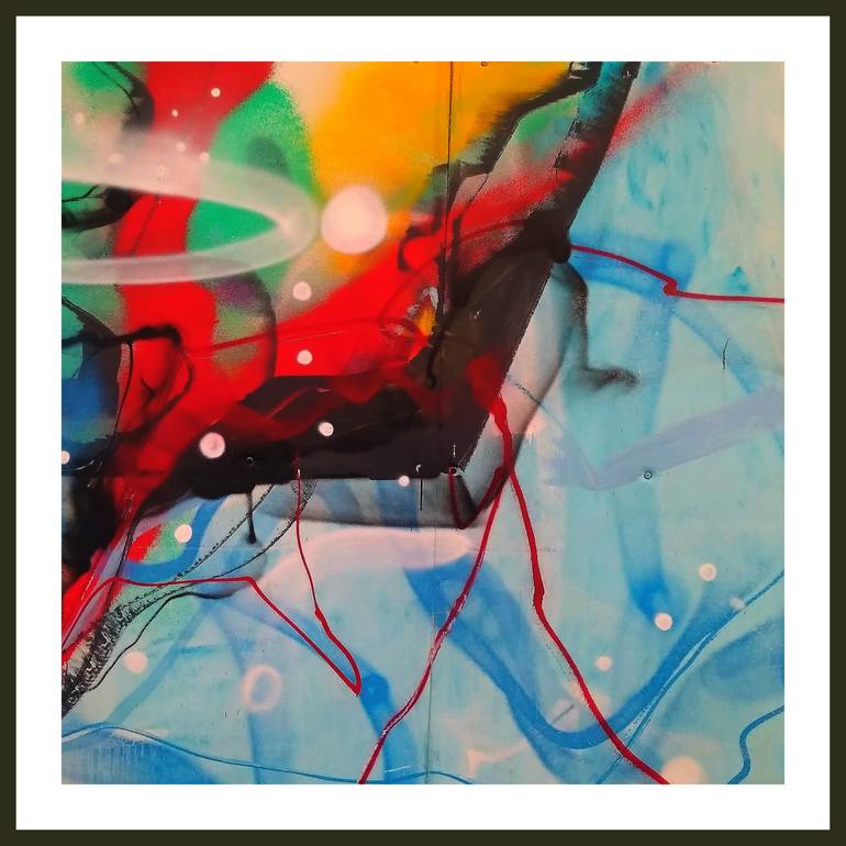 Original Generative Abstract Painting by PAVЕL SUSHYNSKYI