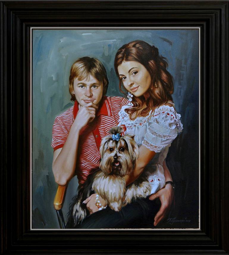 Original Portraiture People Painting by PavЕL Sushynsky