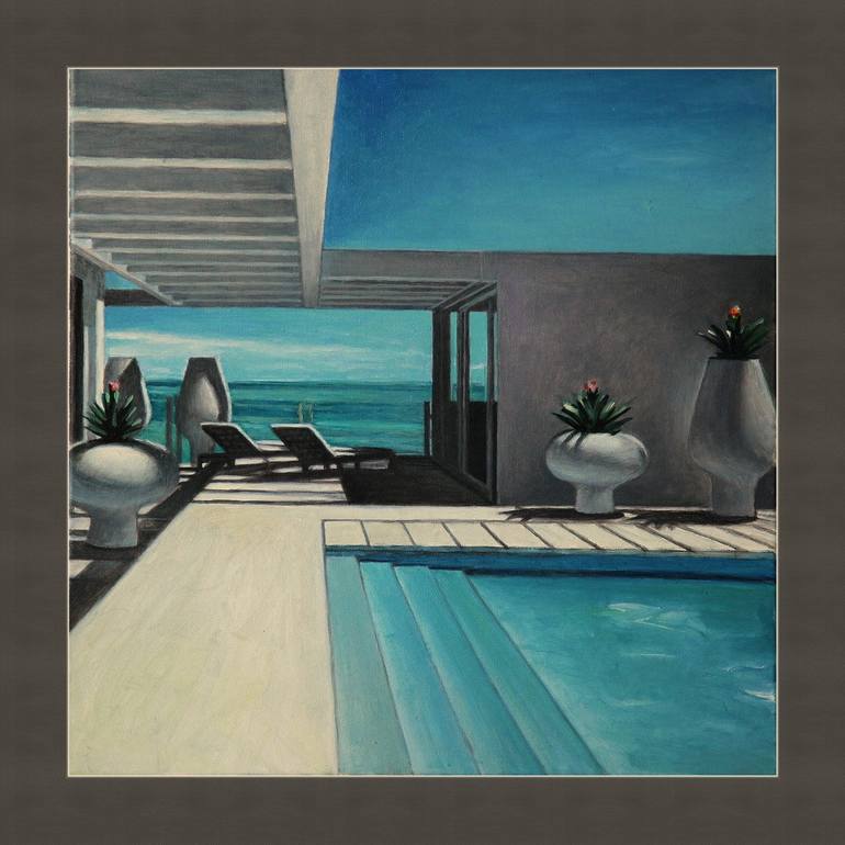 Original Contemporary Architecture Painting by PavЕL Sushynsky