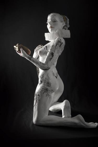 Print of Nude Sculpture by Eva G