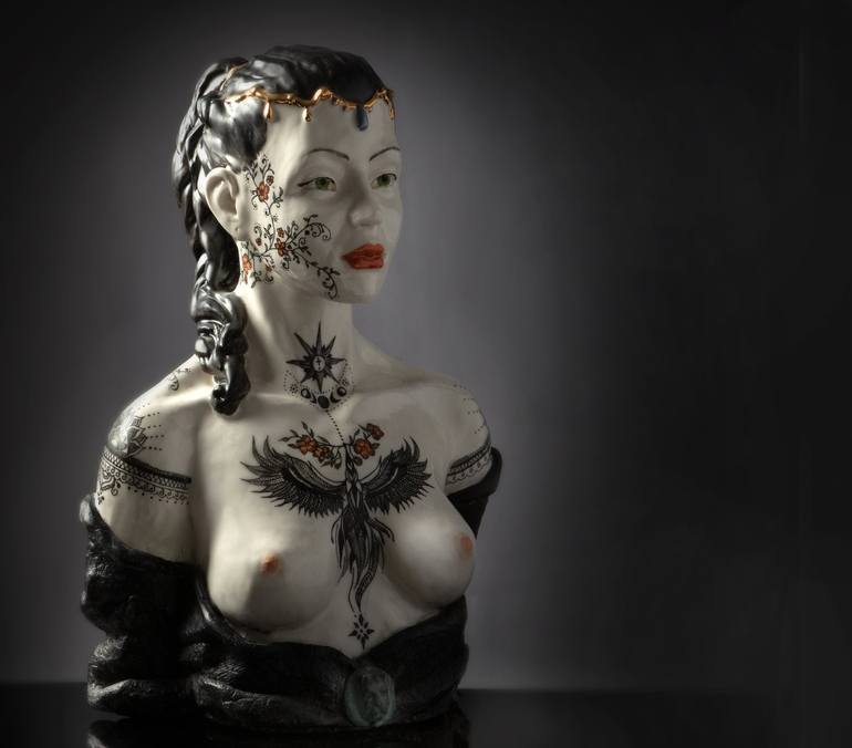 Print of Contemporary Nude Sculpture by Eva G