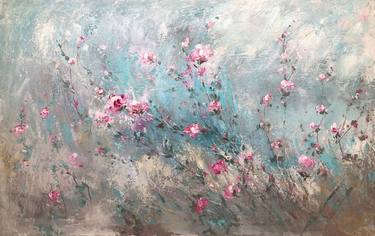 Original Art Deco Abstract Painting by Lam Khuyen