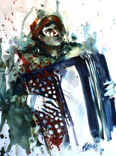 Original Music Painting by Mehmet Barış özer