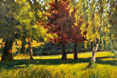 Original Impressionism Landscape Paintings by Margot Maaskant