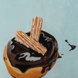 Churro Donut by Melan Allen