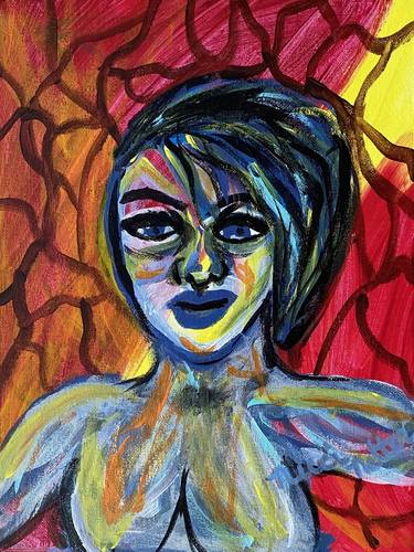 Original Abstract Expressionism Women Paintings by Nicci Netter