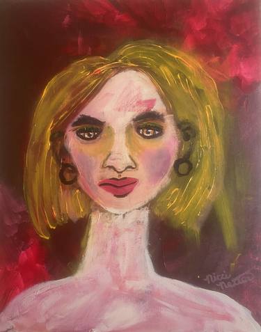 Original Expressionism Portrait Paintings by Nicci Netter