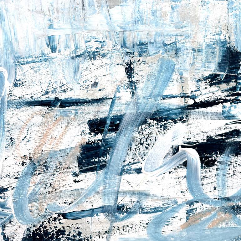 Original Abstract Expressionism Abstract Painting by Catherine Vanhullebusch