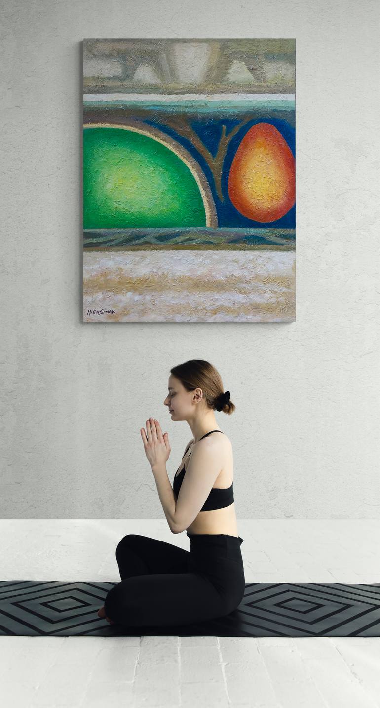 Original Contemporary Nature Painting by Martha Sanders