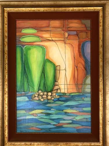 Original Abstract Painting by Martha Sanders