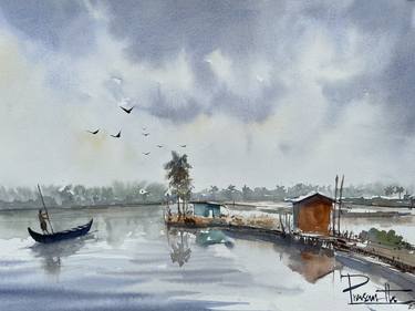 Backwater village of Kerala thumb