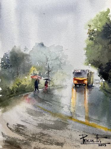 Original Landscape Paintings by Prasanth KP