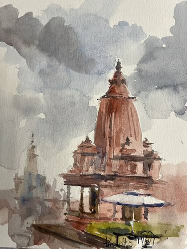 Live Sketch from Nepal Bhakthpur Durbar Square thumb