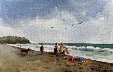 Original Beach Paintings by Prasanth KP