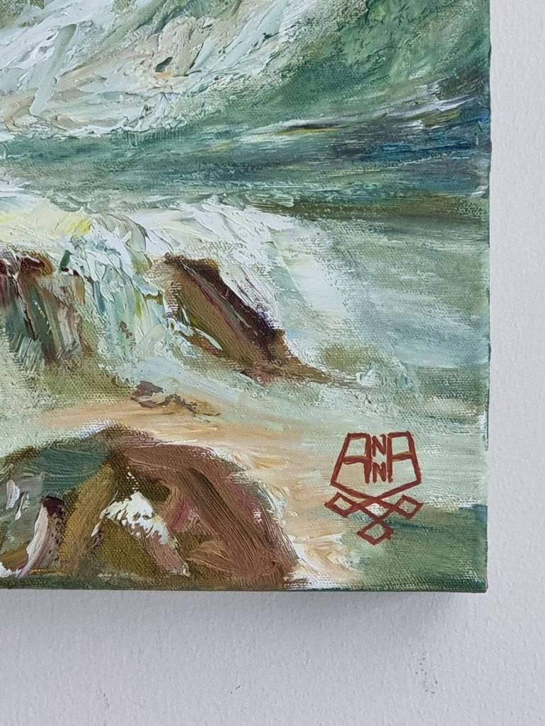 Original Impasto Seascape Painting by Anna Bokova