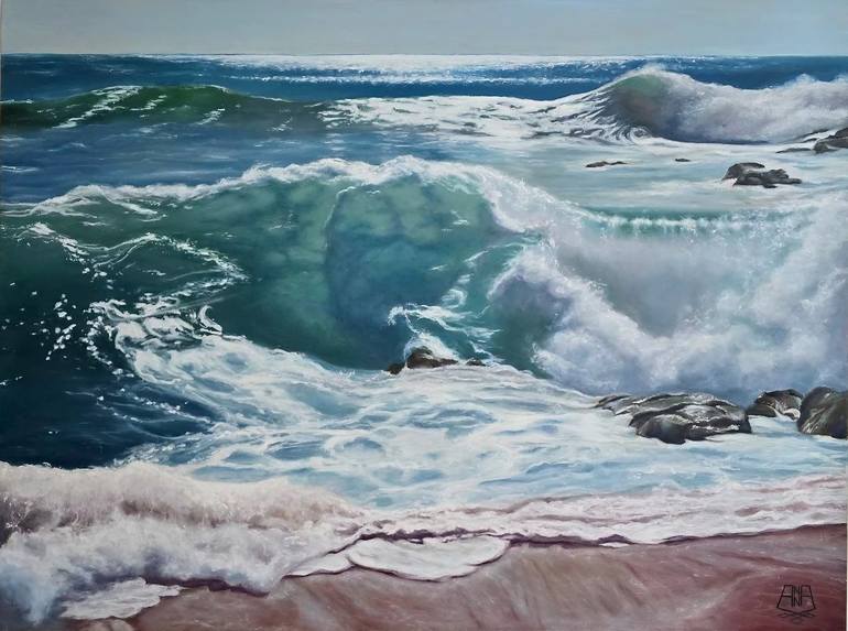 Original Contemporary Seascape Paintings by Anna Bokova