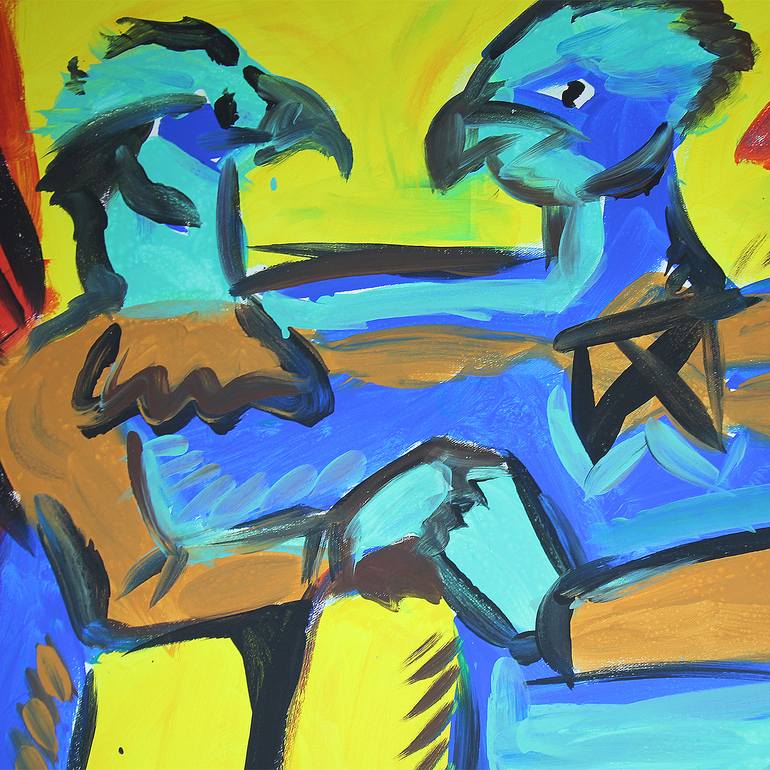 Original Expressionism Abstract Painting by Boris Tolic
